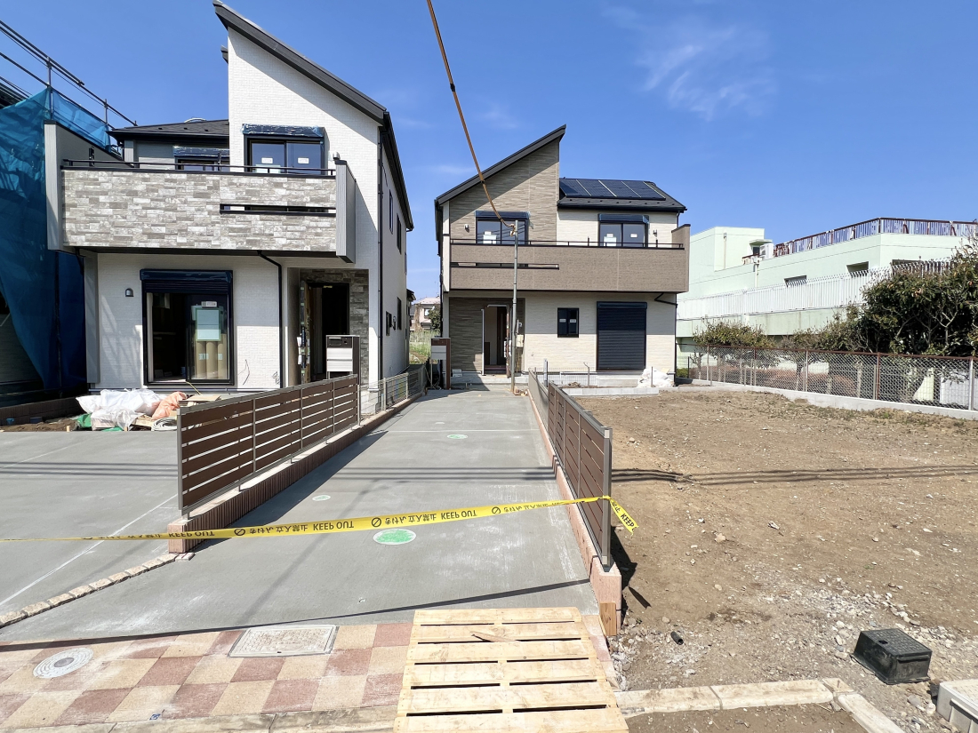 �����s�����q�s�ΐ쒬�̐V�z��ˌ��Ă̌��n�O�ώʐ^