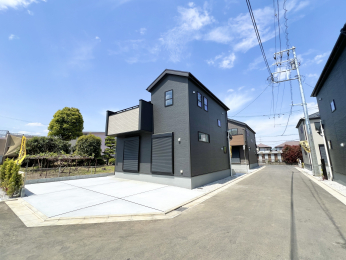 �����s�����q�s��땪�����̐V�z��ˌ��Ă̑O�ʓ��H�܂ތ��n�ʐ^