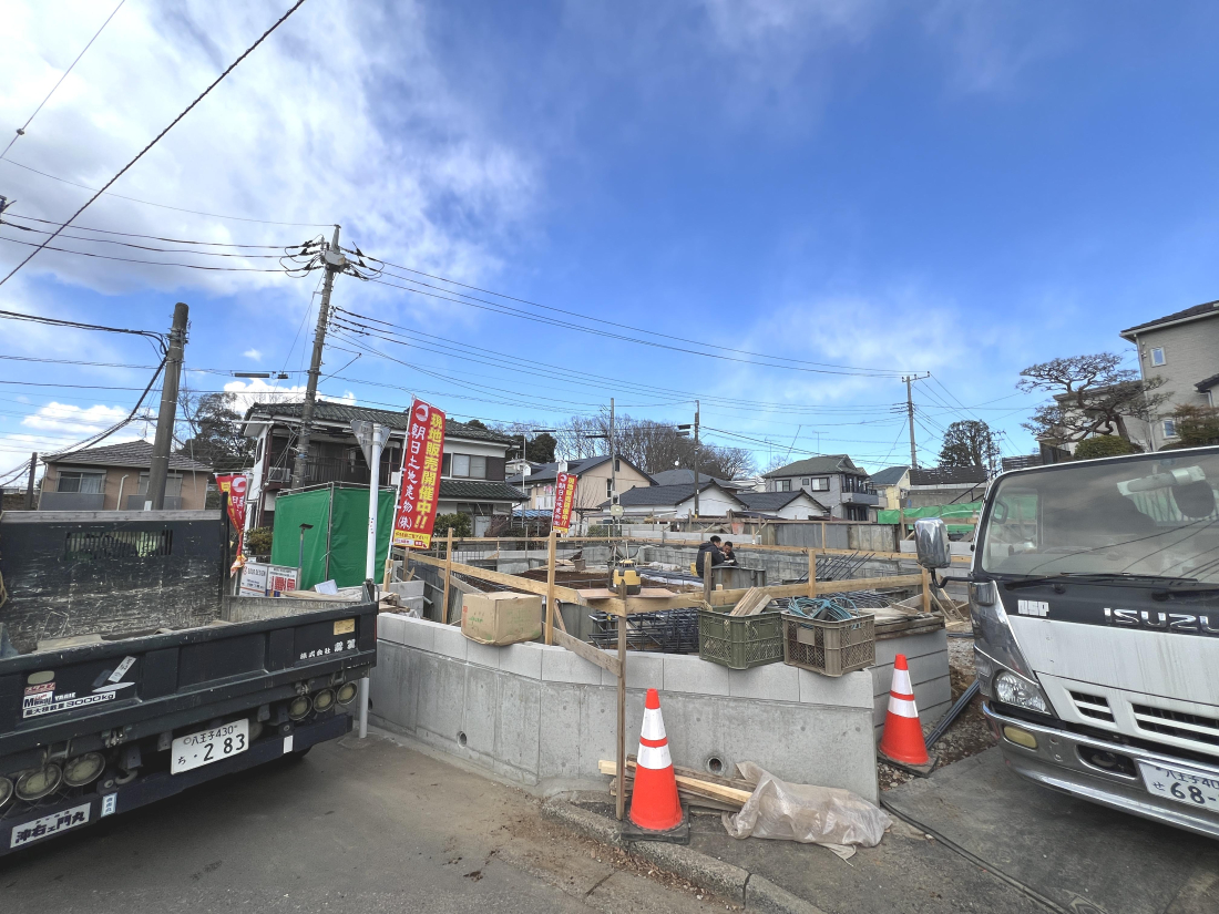 �����s�����q�s�U�c��4���ڂ̐V�z��ˌ��Ă̌��n�O�ώʐ^